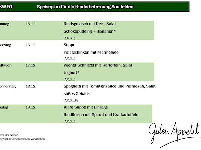 Speiseplan 09.Dezember - 19.Dezember 2025 Bild 2