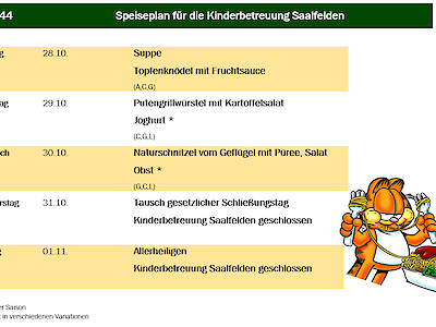 Speiseplan 28.Oktober - 08.November Bild 1